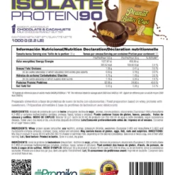 Isolate 90 Cfm - 1kg - Peanut Butter Cups - Aumenta La Masa Muscular - Masmusculo