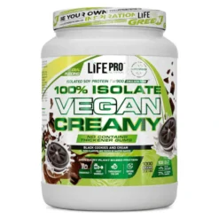 100% Isolate Vegan Creamy - 1kg - Black Cookies - Proteína Vegetal - Lifepro