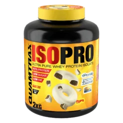 Isopro Cfm - 2kg - Chocolate Blanco Con Choco Rings - Proteína De Aislado De Suero Isolate - Quamtrax
