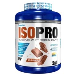 Isopro Cfm - 2kg - Chocolate Con Leche - Proteína De Aislado De Suero Isolate - Quamtrax