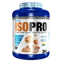 Isopro Cfm - 2kg - Cookies & Cream - Proteína De Aislado De Suero Isolate - Quamtrax