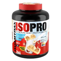 Isopro Cfm - 2kg - Crema Blanca De Avellanas Tostadas - Proteína De Aislado De Suero Isolate - Quamtrax