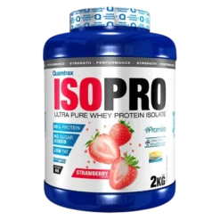 Isopro Cfm - 2kg - Fresa - Proteína De Aislado De Suero Isolate - Quamtrax