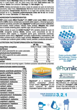 Isopro Cfm - 1kg - Fresa - Proteína De Aislado De Suero Isolate - Quamtrax