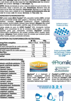 Isopro Cfm - 1kg - Pantera Rosa - Pastelito De Fresa - Proteína De Aislado De Suero Isolate - Quamtrax
