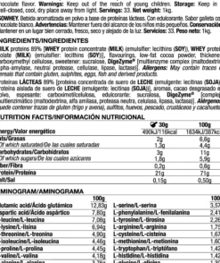 Isowhey - 1kg - Chocolate Blanco Con Choco Rings - Proteína De Aislado De Suero Isolate - Quamtrax