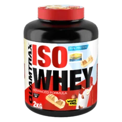 Isowhey - 2kg - Crema Blanca De Avellanas Tostadas - Proteína De Aislado De Suero Isolate - Quamtrax