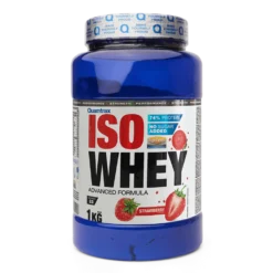 Isowhey - 1kg - Fresa - Proteína De Aislado De Suero Isolate - Quamtrax