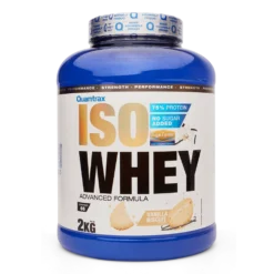 Isowhey - 2kg - Vainilla Con Galletas - Proteína De Aislado De Suero Isolate - Quamtrax