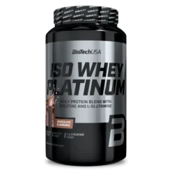 Iso Whey Platinum - 908g - Chocolate - Proteína De Aislado De Suero Isolate - Biotech Usa