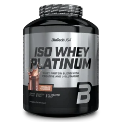 Iso Whey Platinum - 1816g - Chocolate - Proteína De Aislado De Suero Isolate - Biotech Usa
