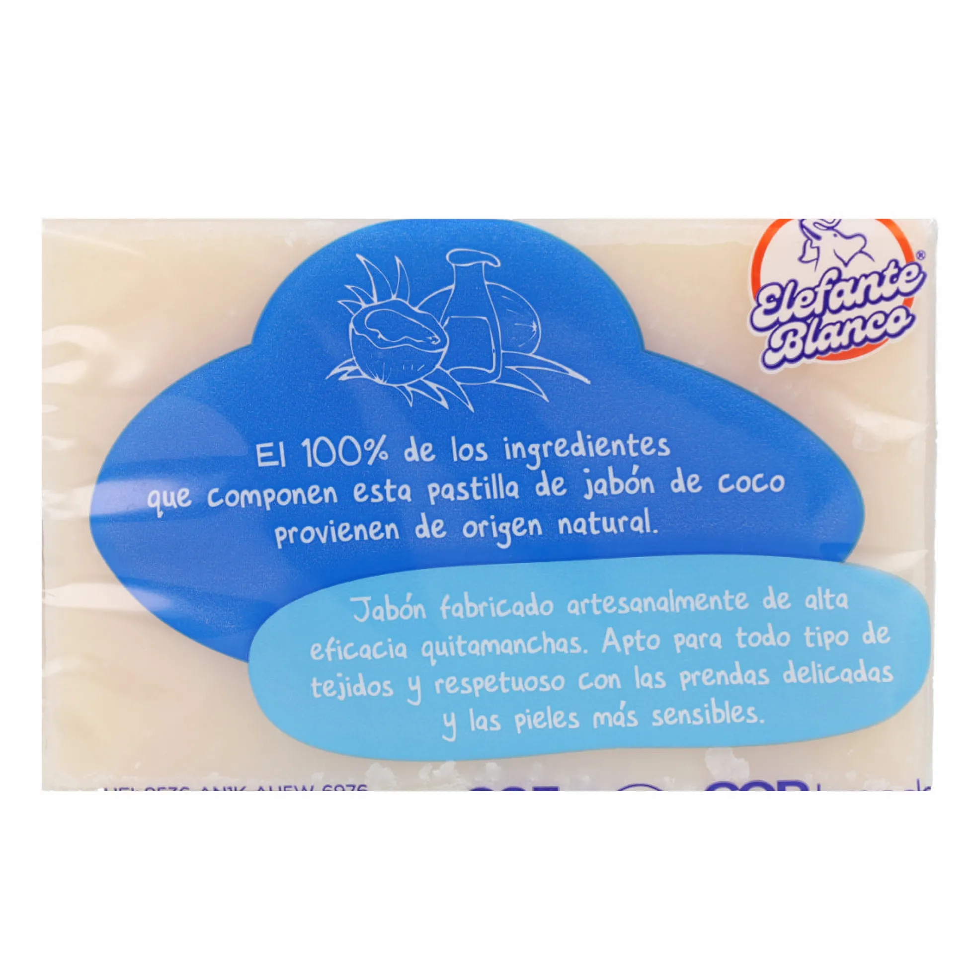 Jabón Coco Elefante Blanco Mimidu 225 g