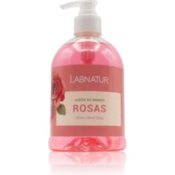 Jabón de Manos de Rosas Labnatur 500 ml | Aroma Floral | Limpieza Suave | Uso Diario | Vegano