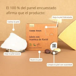 Jabón de manteca de karité Comme Avant 100 g