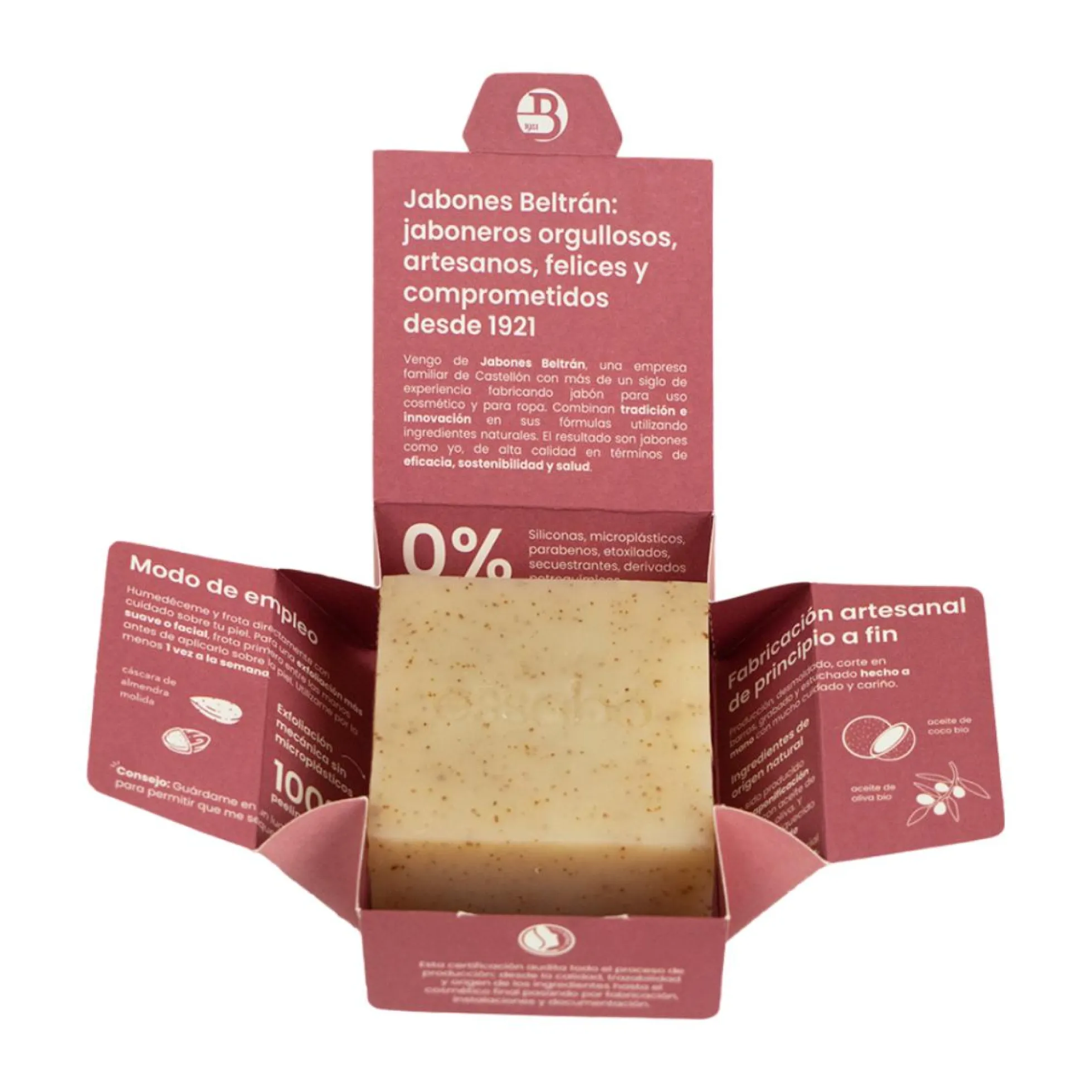Jabón Eco Exfoliante, 120g Essabó