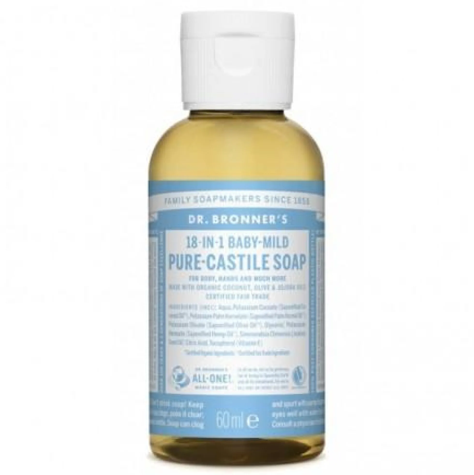 Jabón líquido BebésNeutral Dr. Bronners 60 ml