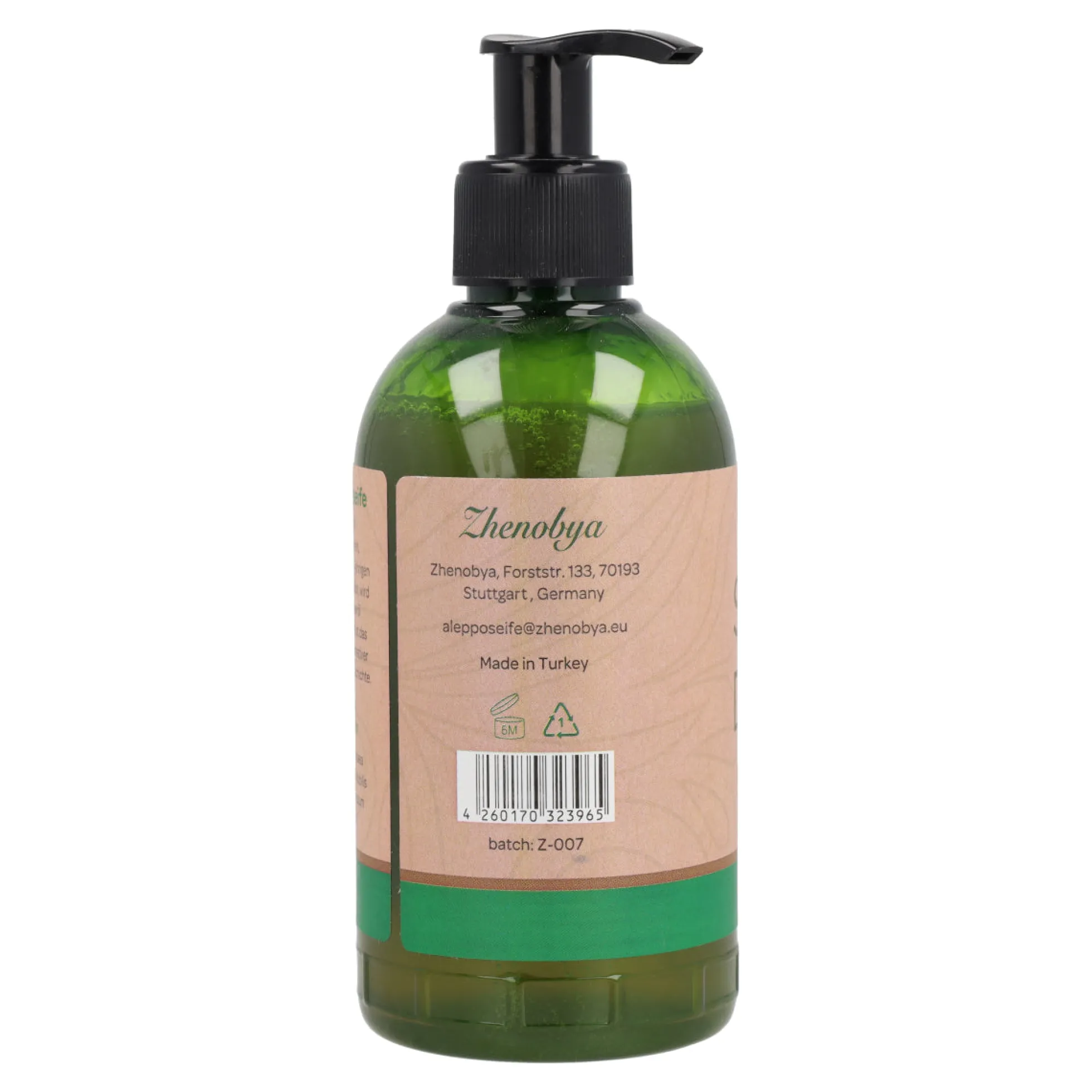 Jabón líquido de Alepo 5% Zhenobya 250 ml