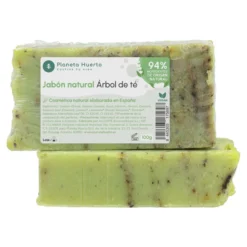 Jabón natural a base de aceite de oliva y árbol del té Planeta Huerto 100 g