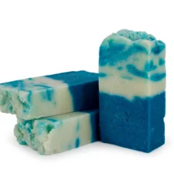 Jabón Natural Algas Marinas 90g En Bolsa Regalo De Yute. Exfoliante, Reafirmante Y Anticelulítico - Piernas Cansadas