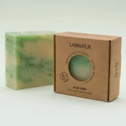 Jabón Natural Artesano de Aloe Vera Labnatur 100 g | Limpia, Hidrata y Suaviza | Rostro, Cuerpo y Manos | Vegano