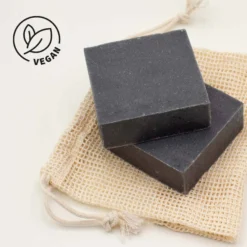 Jabón Natural Artesano de Carbón Activado Labnatur 100 g | Purifica y Regula el Sebo | Piel Grasa o Mixta | Vegano