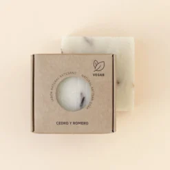 Jabón Natural Artesano de Cedro y Romero Labnatur 100 g | Tonifica y Revitaliza | Piel Apagada o Fatigada | Vegano