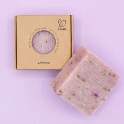Jabón Natural Artesano de Lavanda Labnatur 100 g | Hidrata y Suaviza | Piel Sensible | Vegano