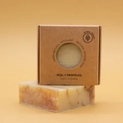 Jabón Natural Artesano de Miel y Propóleo Labnatur 100 g | Purifica y Equilibra | Piel Mixta o Grasa | Vegano