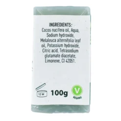 Jabón natural de árbol del té (TTO) Sol Natural 100 g