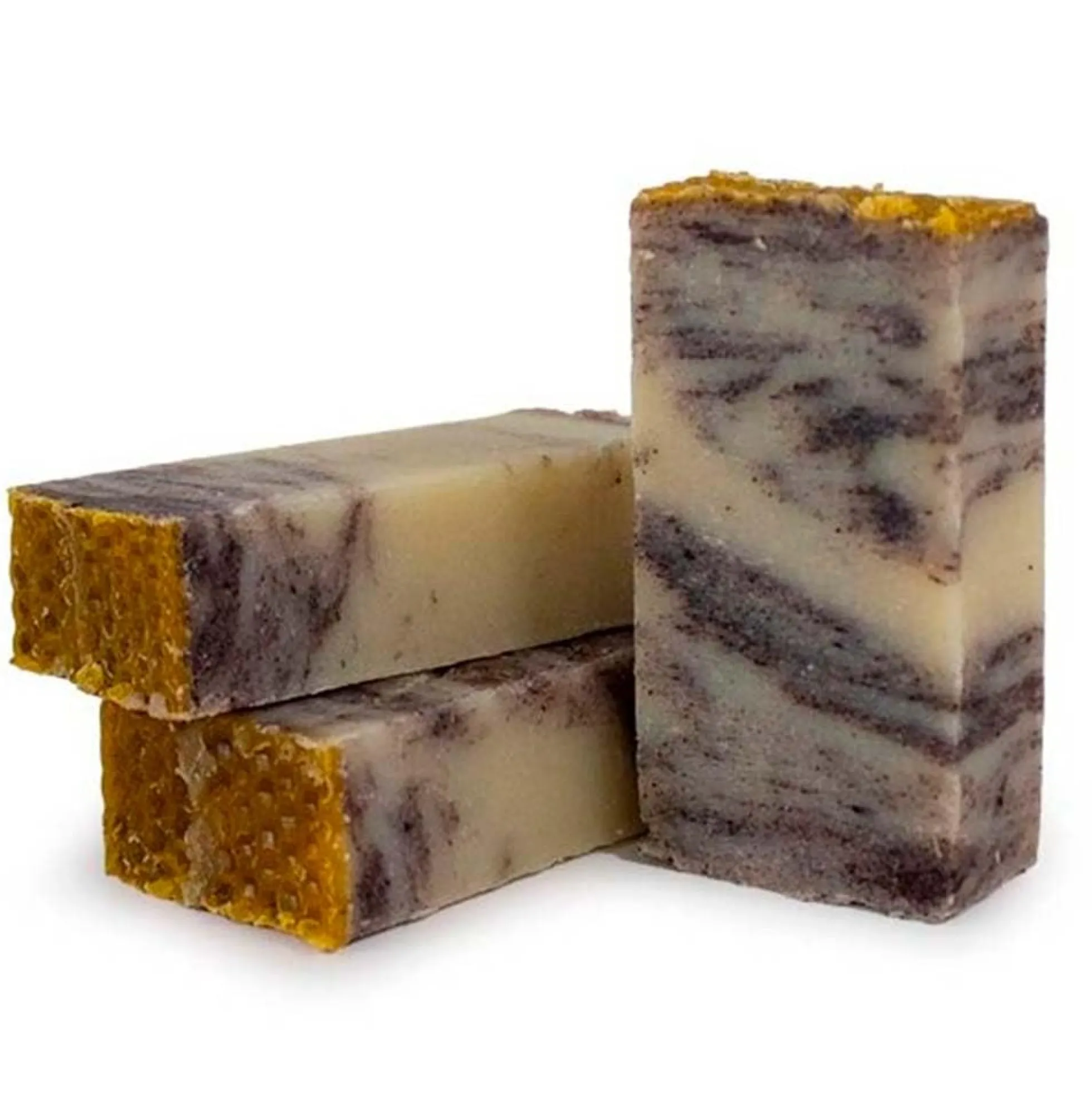 Jabón Natural Miel Y Propóleo 90g En Bolsa Regalo De Yute - Previene Sequedad En La Piel - Reduce Acné - Higiene Íntima