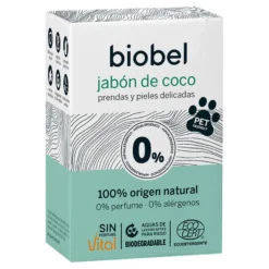 Jabón pastilla coco Biobel 0% 240g