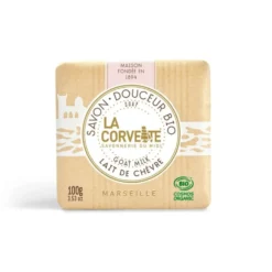 Jabón pastilla leche de cabra La Corvette 250 ml