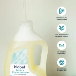 Jabón ropa de bebés y pieles sensibles Biobel 5 L
