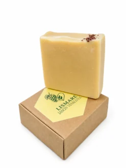 Jabón sólido de uva para rostro y cuerpo, elaborado con uva blanca y aceites vegetales - 100g - Vinaluva - Lismare