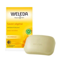 Jabón vegetal sólido de Caléndula Weleda 100 g