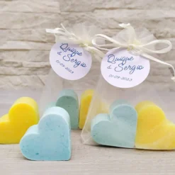 25 Jabones Aromáticos Con Forma De Corazón - Detalle Para Invitados De Eventos. Jabón Glicerina Con Aroma A Flor De Loto