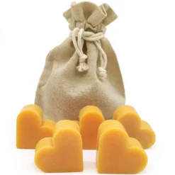 100 Jabones Aromáticos Con Forma De Corazón. Detalle Para Invitados De Eventos. Jabón Glicerina Aroma Naranja Y Jengibre