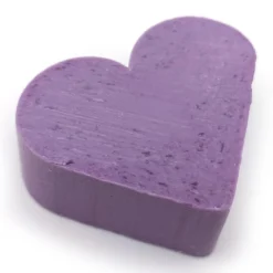 25 Jabones Aromáticos Con Forma De Corazón - Detalle Para Invitados De Eventos - Jabón Glicerina Con Aroma A Lavanda