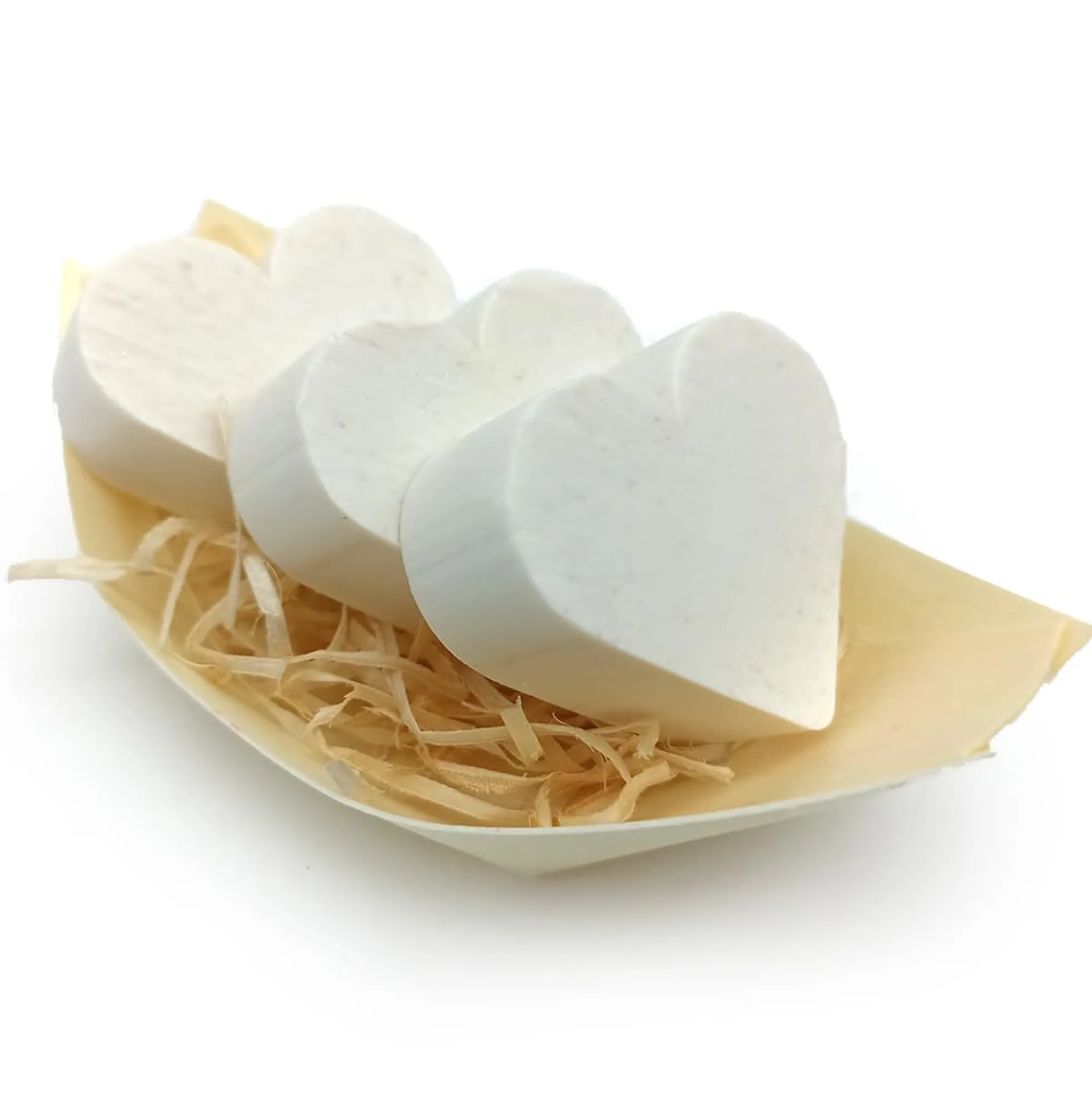 50 Jabones Aromáticos Con Forma De Corazón - Detalle Para Invitados De Eventos - Jabón Glicerina Con Aroma A Coco