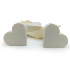 50 Jabones Aromáticos Con Forma De Corazón - Detalle Para Invitados De Eventos - Jabón Glicerina Con Aroma A Coco
