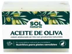 Jabones Natural de Aceite Oliva Elaborados en Frio Sol Natural 100 g
