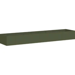 Jardinera Acero Verde Oliva 360x80x40 Cm