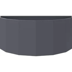 Jardinera Antracita 90 X 45 X 35 Cm Acero