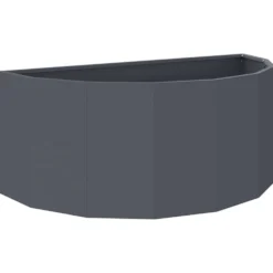 Jardinera Antracita 90 X 45 X 35 Cm Acero