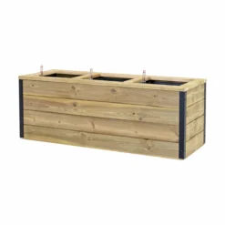 Jardinera De Madera Con Autorriego 110x40x40 Cm Nidum Hortalia