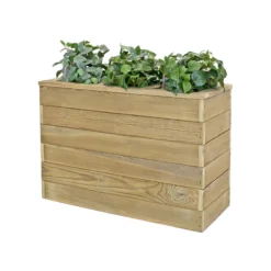 Jardinera De Madera Con Autorriego 86x34x60 Cm Nidum Basic Hortalia