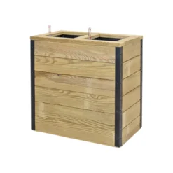 Jardinera De Madera Con Autorriego 60x34x60 Cm Nidum Hortalia