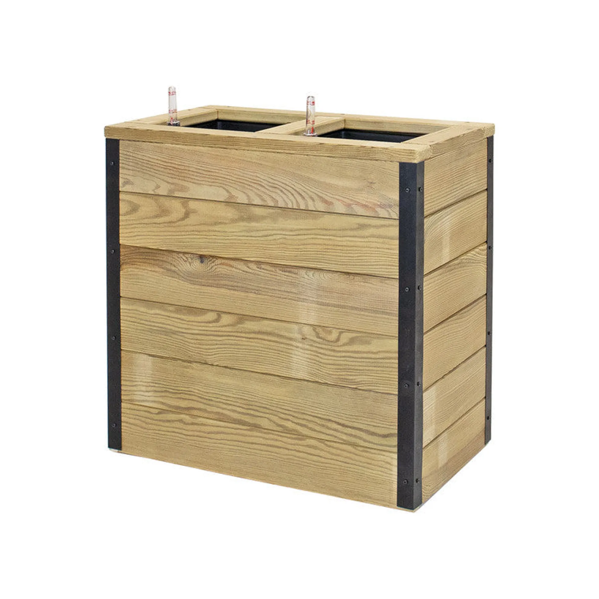Jardinera De Madera Con Autorriego 60x34x60 Cm Nidum Hortalia