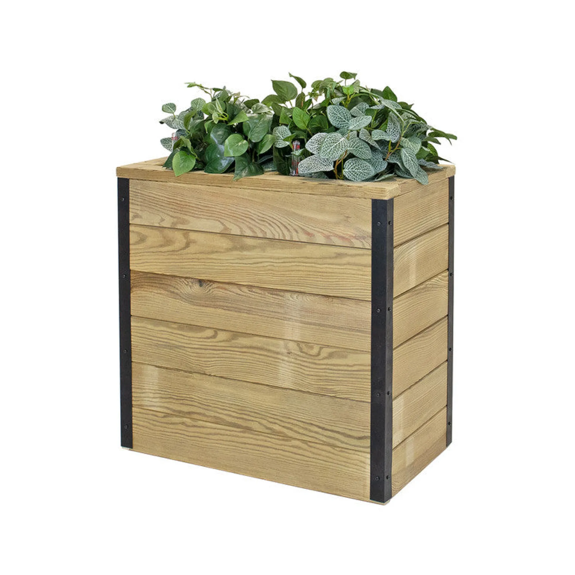 Jardinera De Madera Con Autorriego 60x34x60 Cm Nidum Hortalia