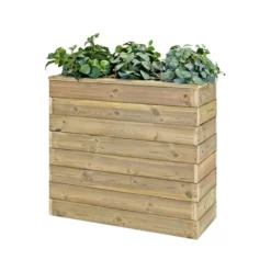 Jardinera De Madera Con Autorriego 86x34x80 Cm Nidum Basic Hortalia